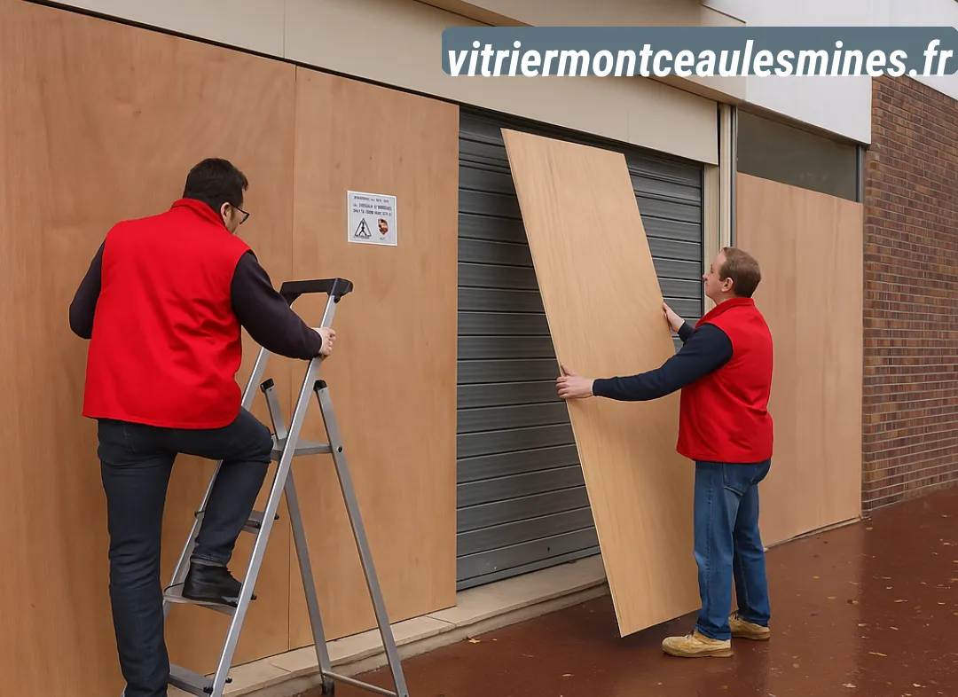 Mise en sécurité fermeture provisoire Montceau-les-Mines